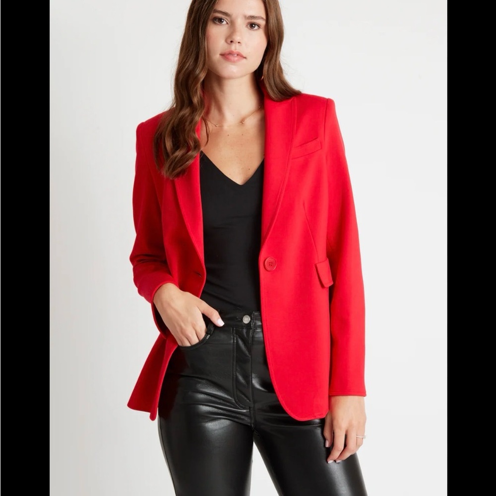 Kenar Vibrant Red Blazer